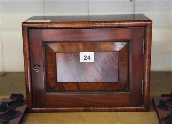 Coin collectors cabinet and 2 spare trays